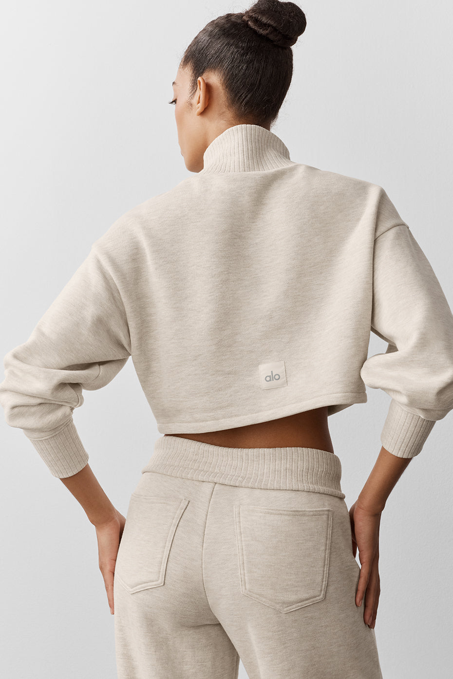 Cropped Serenity Coverup - Oatmeal Heather